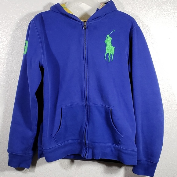 Polo Ralph Lauren Other - POLO RALPH LAUREN Boys Jacket Size L Green Logo